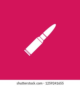 bullet icon vector. bullet sign on pink background. bullet icon for web and app