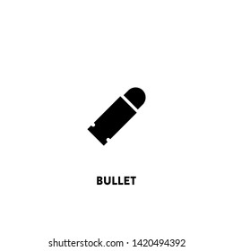bullet icon vector. bullet sign on white background. bullet icon for web and app