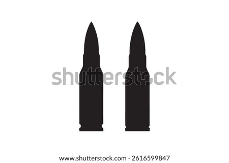 Bullet icon vector silhouette illustration isolated white background