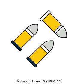 bullet icon with white background vector stock illustration
