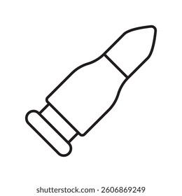 bullet icon with white background vector stock illustration