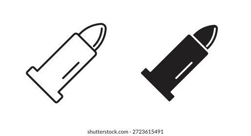 Bullet icons set isolated on white background flat vector illustration.