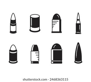 iconos de viñetas establecer Ilustración vectorial