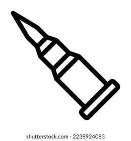 Kugeln-Illustration Vektorgrafik und Logo Icon Army Waffensymbol perfekt. Symbol aus der modernen Kollektion für mobiles Konzept und Web-Apps Design.