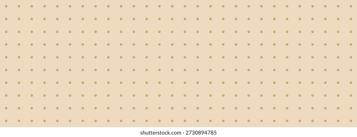 Bullet journal pattern. Simple dotted notebook paper sheet. Printable notepad with clean style. Vector illustration on beige background.