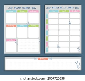 Bullet journal planner template full color 