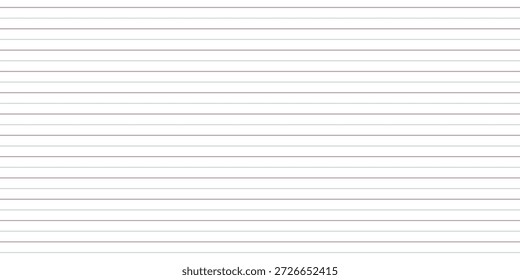 Bullet journal soft horizontal lined seamless pattern