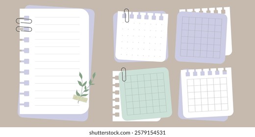 Bullet journal template. Weekly, daily planer. Mental health planer. 