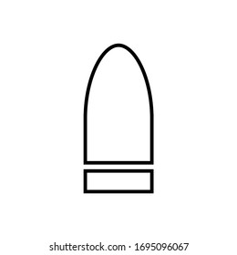 Icono de línea de viñeta, logotipo aislado en fondo blanco