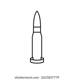 Bullet line icon and symbol design with editable stroke