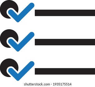 Bullet list icon (Vector illustration)