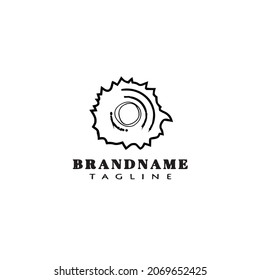 bullet logo cartoon icon template black modern isolated vector illustration