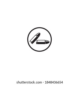 Bullet-Logo, Vektorgrafik und Hintergrund