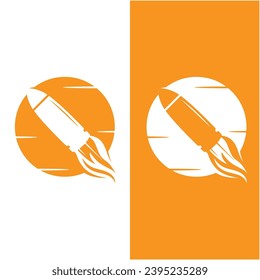 Kugel Logo, Vektorsymbol Illustration Design. Logo für Emblem, Abzeichen und Markenfirma