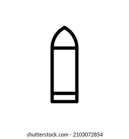 Icono de contorno de viñeta. Icono de viñeta