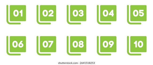 Bullet Point, Circle Number font icon . Typography Set of Round 1-9 Numbers. Numeral typographic line and flat icons set, editable stroke isolated on white, linear vector outline illustration, symbol 