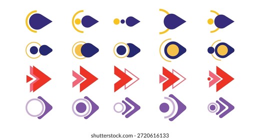 Bullet Point Icon Decoration Set