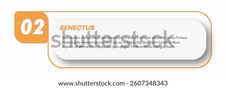 Bullet point number 2 list marker modern style