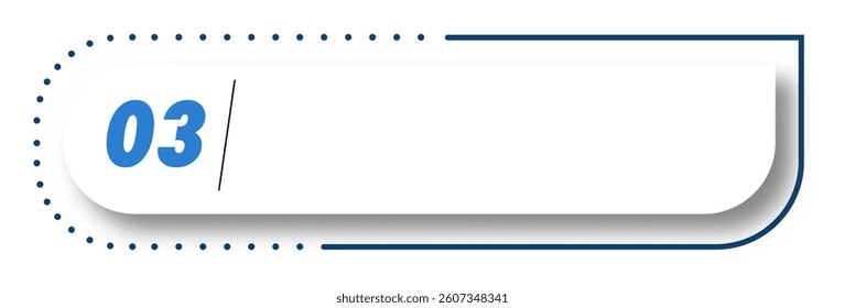 Bullet point number 3 list marker