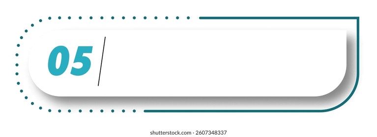 Bullet point number 5 list marker