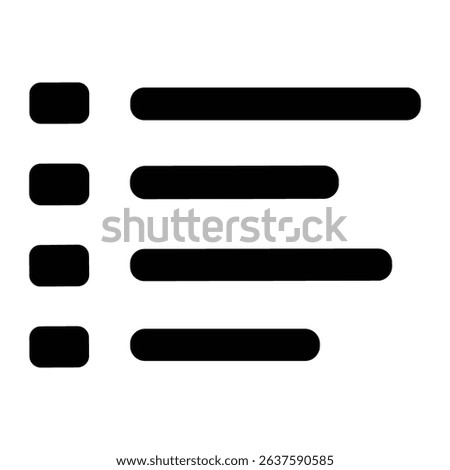 Bullet point text list representing structured or itemized content.