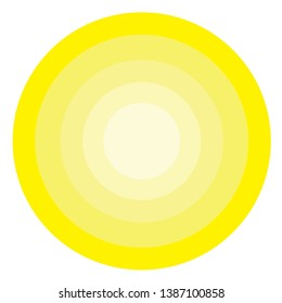 Bullet Point Yellow Circles - Vector