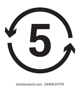 Bullet Points, info markers, Triangle icon arrow set, Number, Flags, Flat, design, isolated, vector. Colletion of number "buttons"