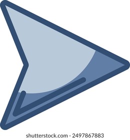 bullet points vector icon transparent background. replaceable blue color design