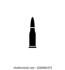 Bullet projectile logo design vector sign