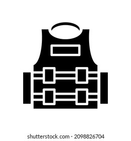 Bullet Proof Vest Icon In Trendy Vector Design Illustration 