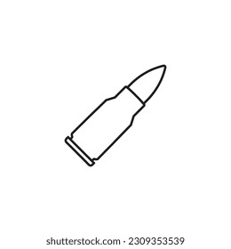 Icono de conjunto de viñetas, logotipo aislado en fondo blanco