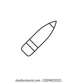 Bullet set icon, logo isolated on white background