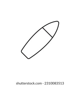 Bullet set icon, logo isolated on white background