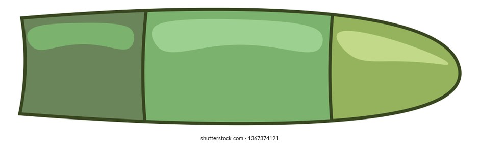 A bullet from the shoot out vector or color illustration