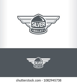 Bullet Sport Logo Silver Wing