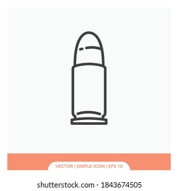Bullet symbol Icon Vector Illustration
