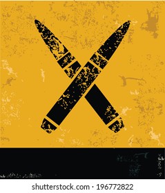 Bullet symbol,Grunge vector