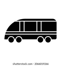 Bullet train Glyph Style vector icon which can easily modify or edit 