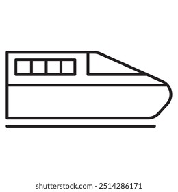 Bullet Train for Transportation Icon