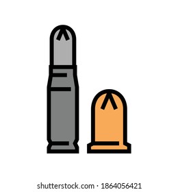bullet types color icon vector. bullet types sign. isolated symbol illustration