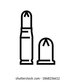 Zeilensymbol der Kugeln, Vektorgrafik. Klappenschild. isoliertes Kontursymbol
