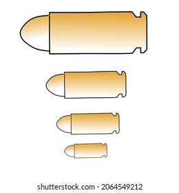 a bullet vector drawing illustration