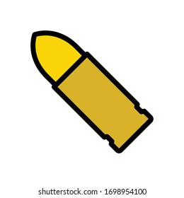 Flachfarbsymbol der Kugel-Vektorillustration 
