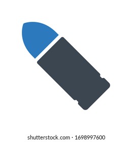 bullet vector glyph color icon 