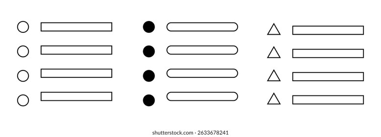 Bullet Vector Glyph Icon Design on white background.