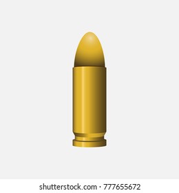 Bullet vector illustration isolated on white background