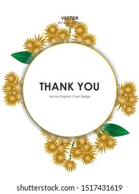 Bullet wood flower Card, Vector illustration design element