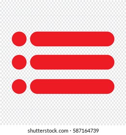 Bulleted list icon 