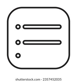 Diseño de iconos de lista con viñetas para uso comercial personal