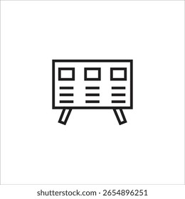 bulletin board icon illustration element design